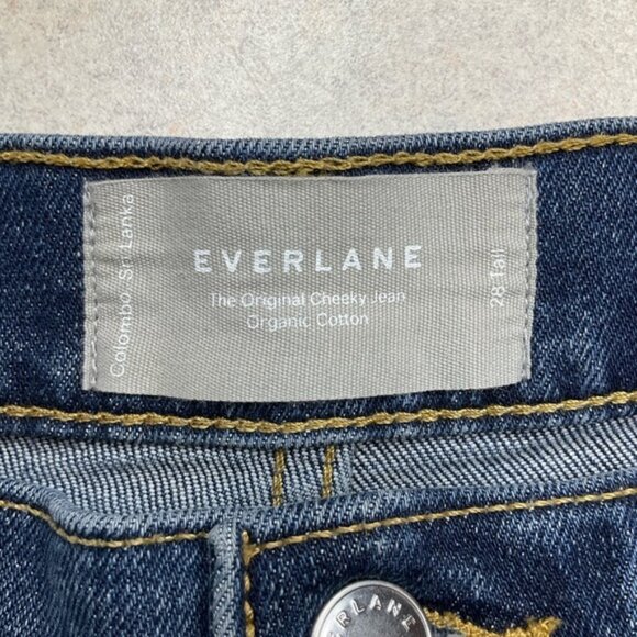 Everlane The Original Cheeky Jean‎ 28 Tall Washed Midnight - Picture 5 of 9